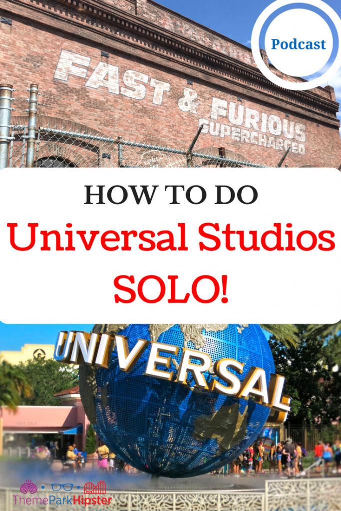 Full theme park travel guide on how to do Universal Orlando alone on a solo trip.