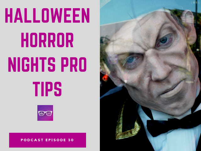 How to do Universal Halloween Horror Nights with theater monster staring at you.