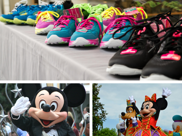 runDISNEY gift guide with Mickey and Minnie Mouse ready to run!