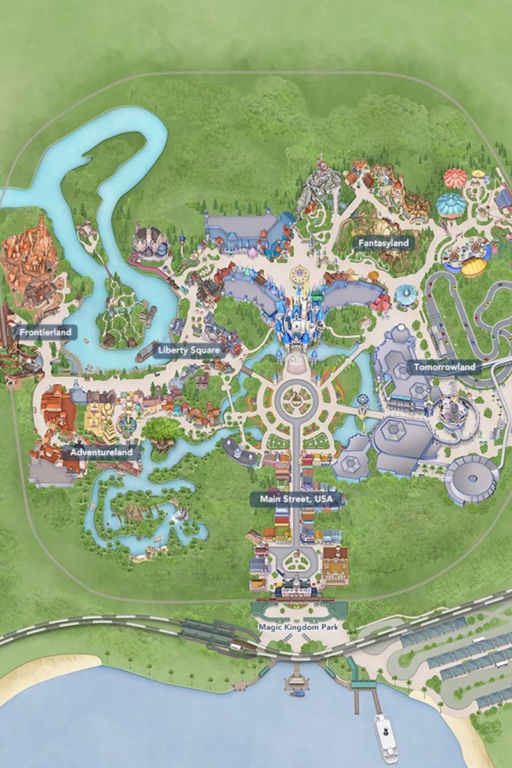 Magic Kingdom Map - ThemeParkHipster