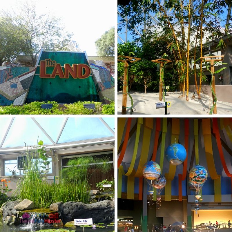 The Land Pavilion Earth Balloons and Mosaic at Epcot