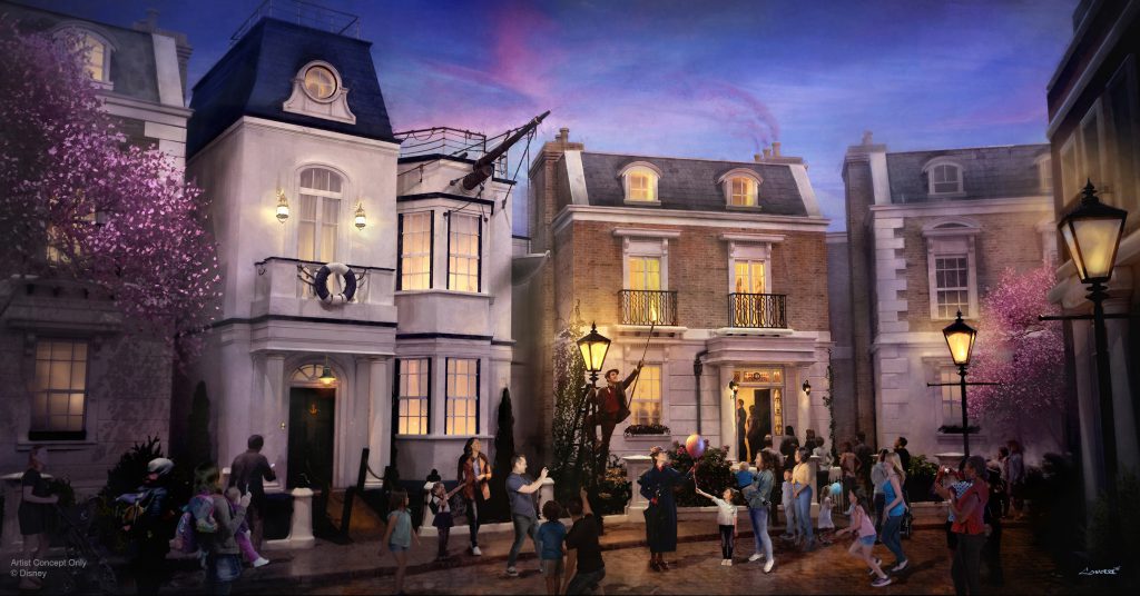 Mary Poppins Attraction at Epcot Renovations