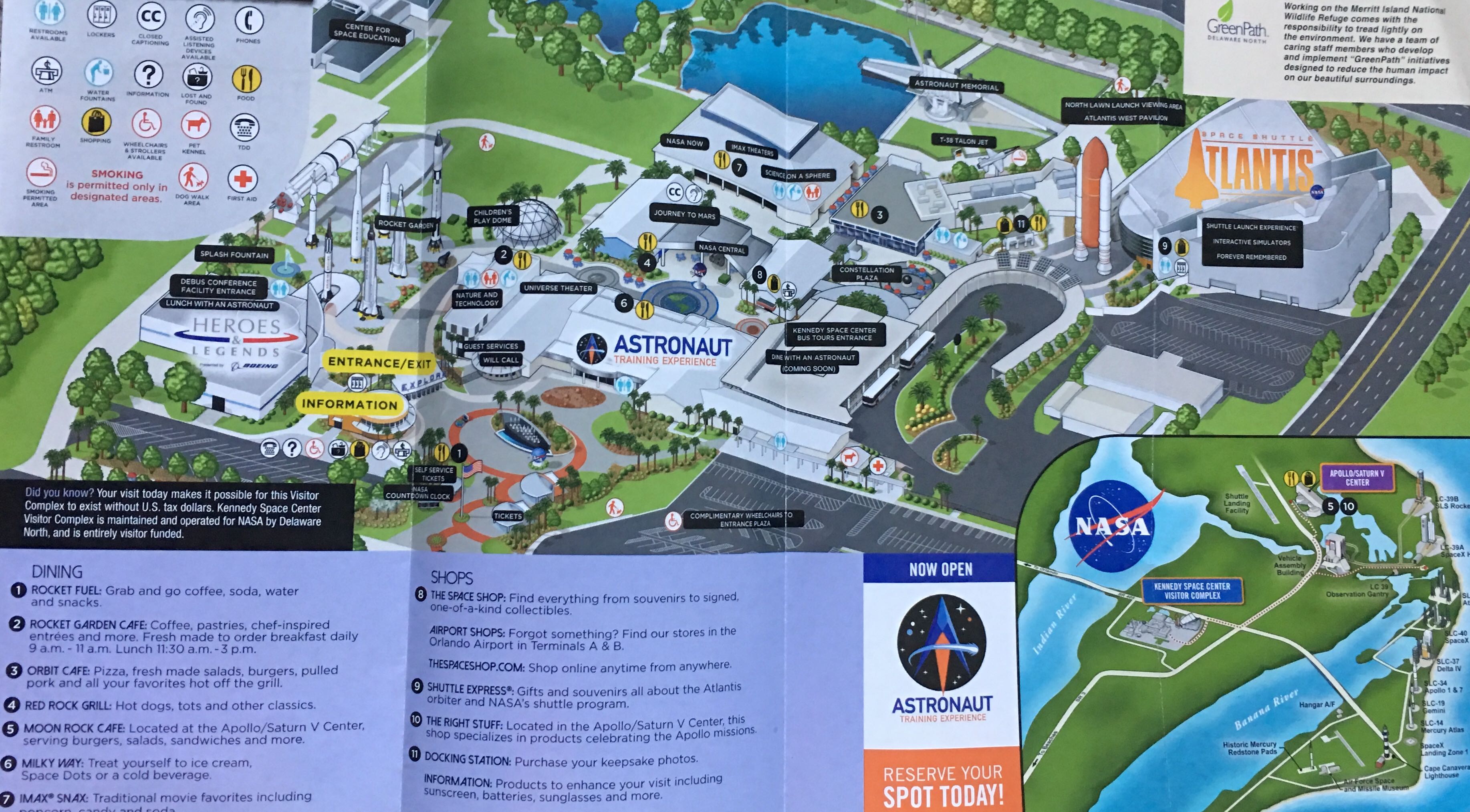Kennedy Space Center Map ThemeParkHipster - 30 Kennedy Space Center Map