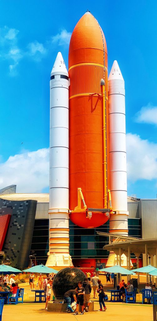 Kennedy Space Center Bright Orange Shuttle Atlantis. View this area. One of the best Kennedy Space Center tips.