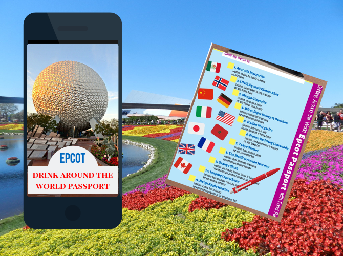 Drink Around the World Epcot Passport