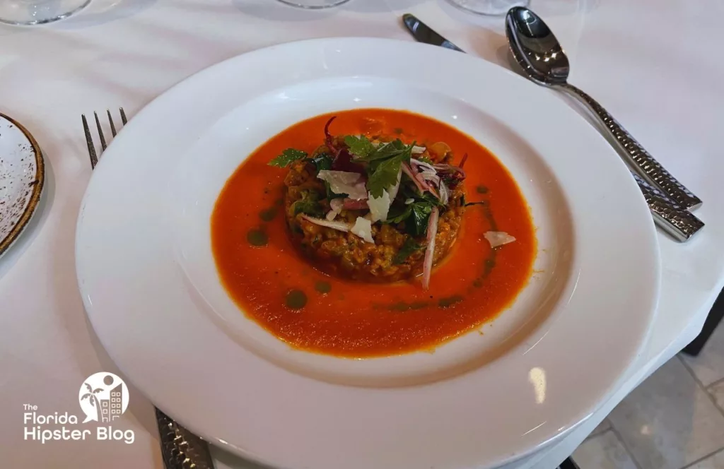 La Luce Restaurant in Orlando, Florida at Signia Hilton Resort ground beef in red sauce