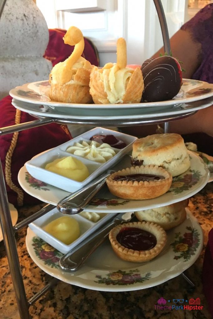 Afternoon Tea Disney World Food Pastry Swan