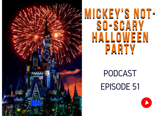 Mickey's not-so-scary Halloween party Tickets with beautiful fireworks audio article.