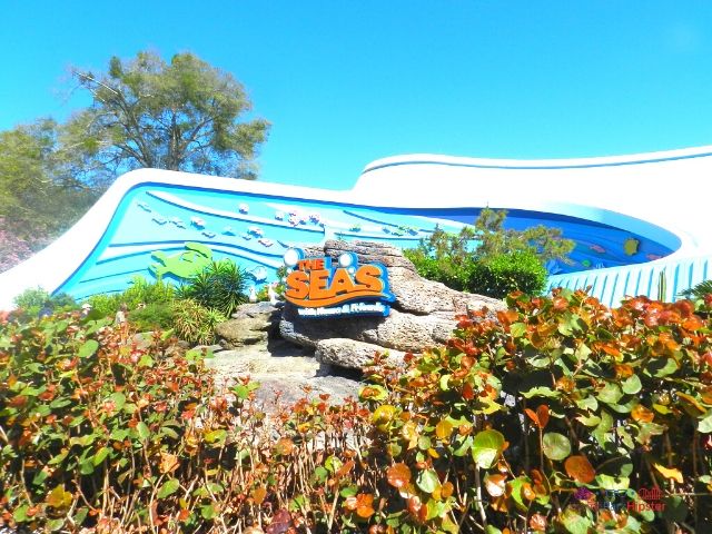 Finding Nemo at Epcot Lush Entrance on a Sunny Florida Day