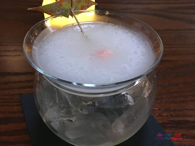 Kami: Roku Gin, Sayuri 'White Lilly' Nigori Sake, Calipco, Lychee at Epcot Japanese Restaurant