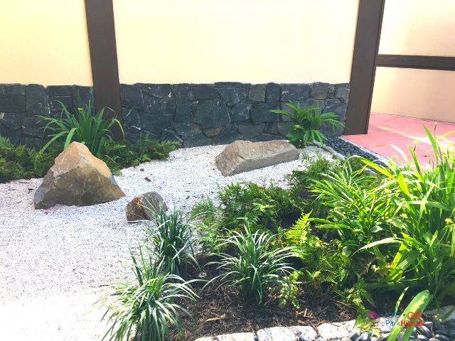 Takumi Tei Japanese Restaurant Epcot Outdoor Zen Garden 