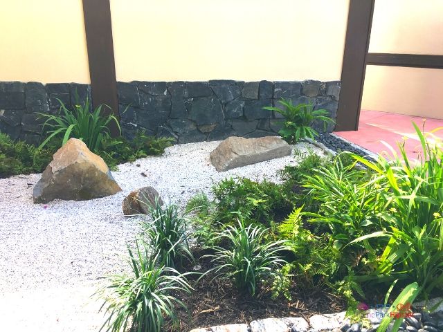 Takumi Tei Japanese Restaurant Epcot Outdoor Zen Garden 
