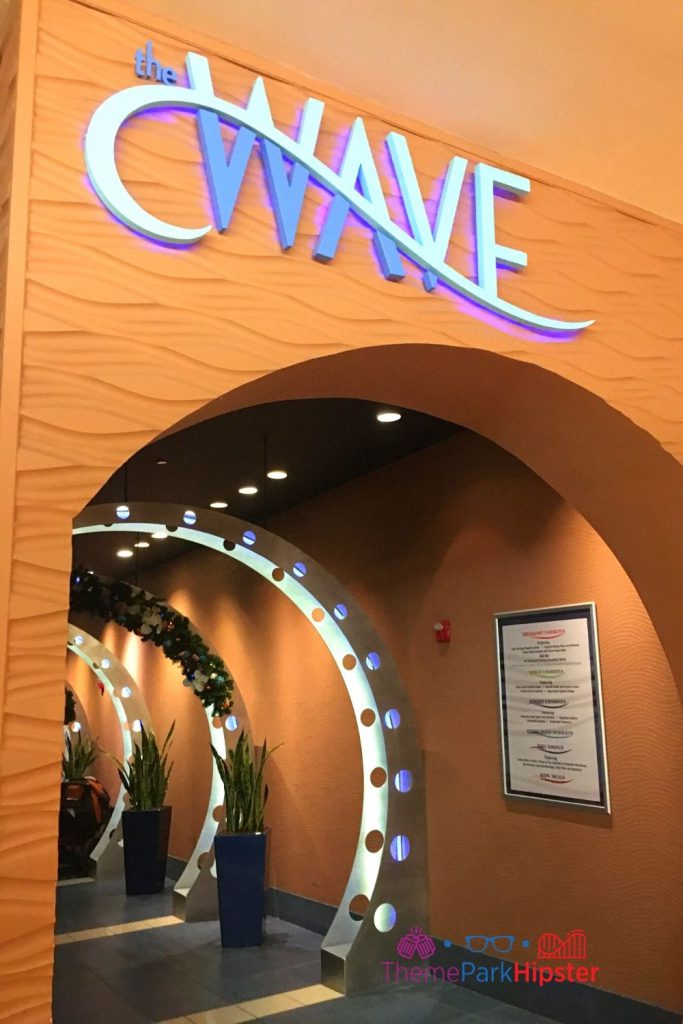The Wave restaurant entrance at Contemporary Resort