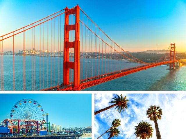 Golden Gate Bridge in San Francisco. Learn the best California Road Trip Tips.