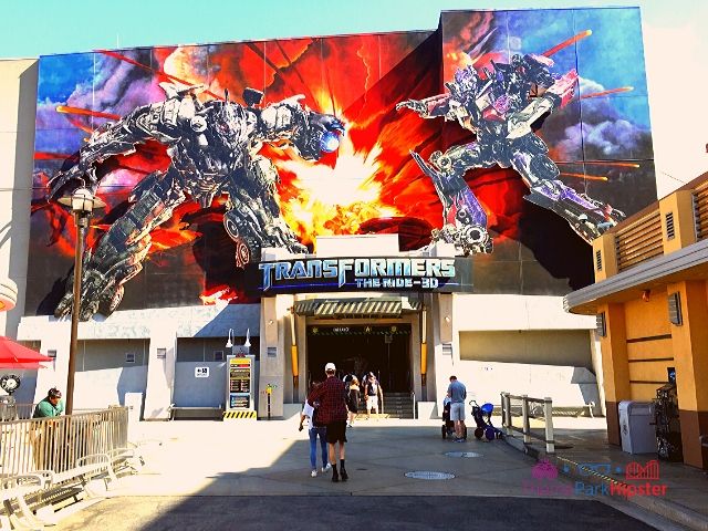 Universal Studios Hollywood California with Transformers The Ride Ride 