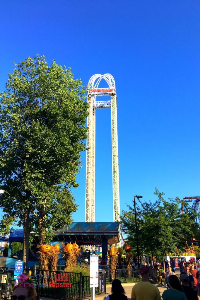 Cedar Point Drop Tower. Avoid the Cedar Point wait times and crowds with the crowd calendar.