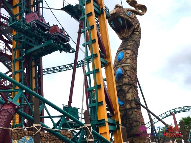 Cobra's Curse in Busch Gardens Tampa Lift using Groupon Busch Gardens Tampa deal for tickets.