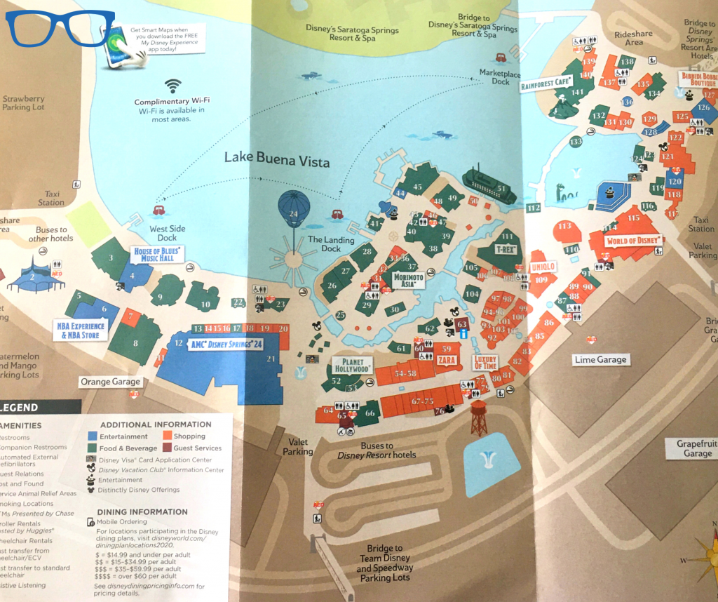 Disney Springs Map