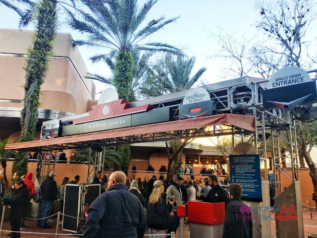 FastPass Entrance Line to Rockin Roller Coaster at Hollywood Studios