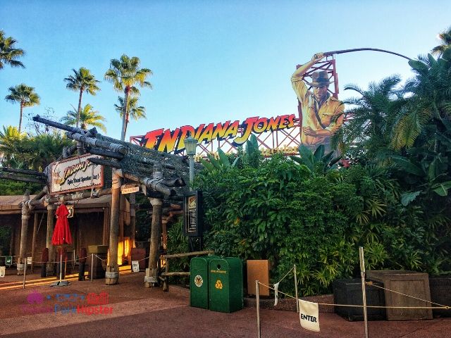 Indiana Jones attraction entrance at Hollywood Studios