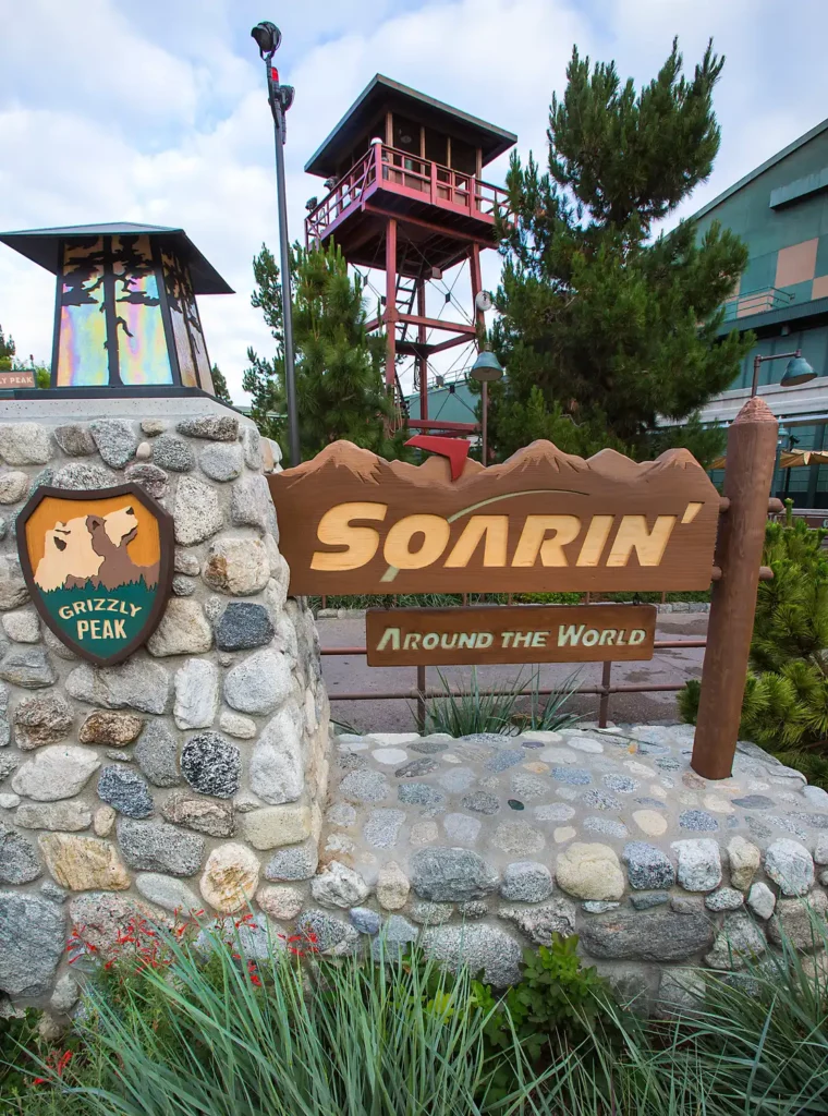 Soarin Around the World at Disney California Adventure in Disneyland Resort. One of the best rides at Disney California Adventure in Disneyland Resort.