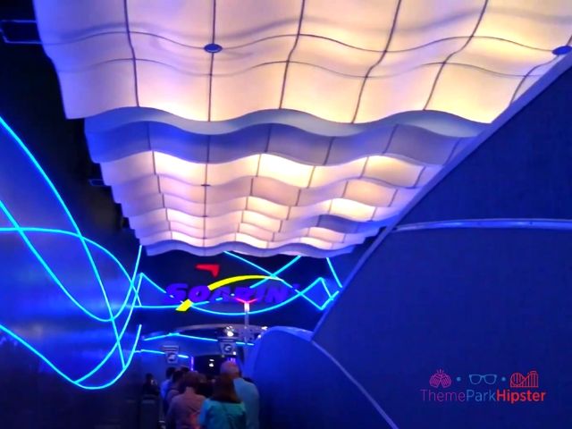 Soarin Around the World at Epcot Cloud Ceiling