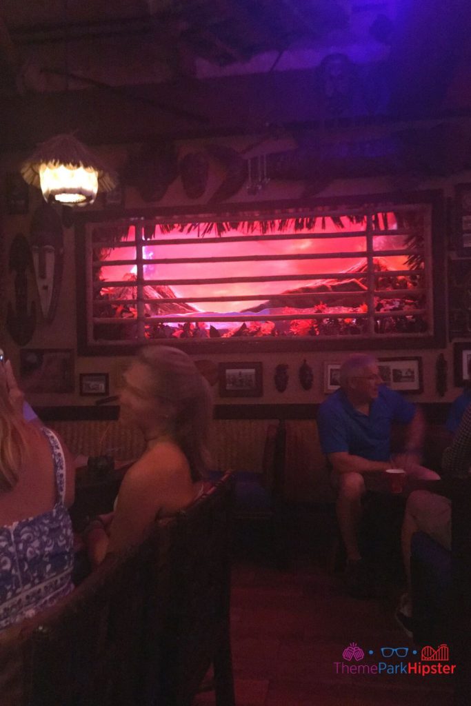 Trader Sams Grog Grotto Lounge with Volcano Erupting. Keep reading to find out all you need to know about Trader Sam's at Polynesian Resort. 