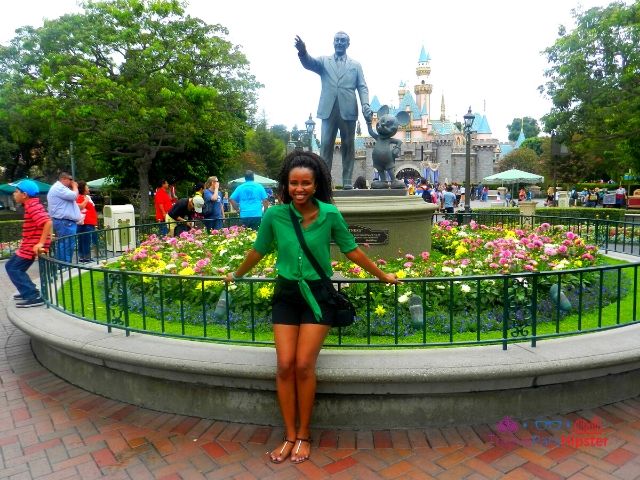 Disneyland Partners Statue with Walt Disney and Mickey Mouse and NikkyJ 