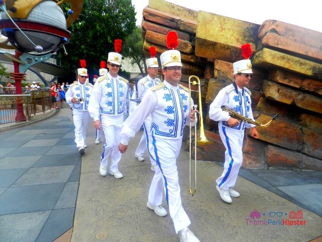 Disneyland Tomorrowland Marching Band. Keep reading to get the best days to go to Disneyland and Disney California Adventure and how to use the Disneyland Crowd Calendar.