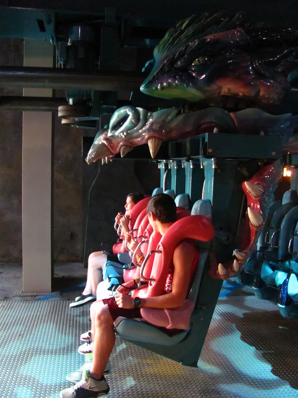 Dragon Challenge Roller Coaster Entrance at Universal Islands of Adventure