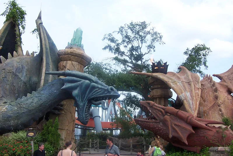 Dueling Dragons at Universal Islands of Adventure Roller Coaster