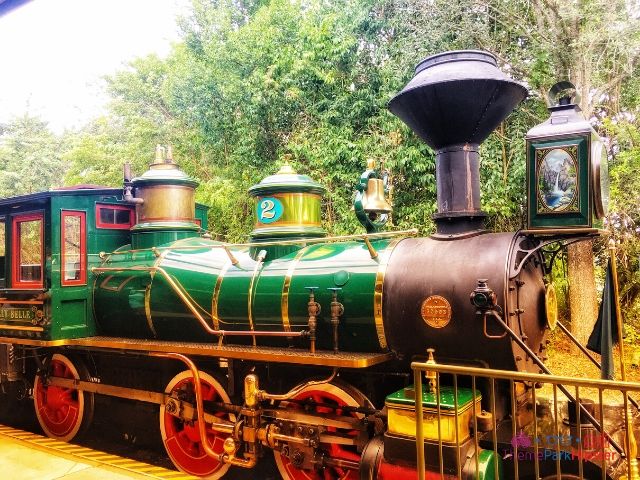 Magic Kingdom New Fantasyland Train at Railroad Station 