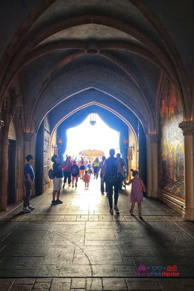 New Fantasyland at Magic Kingdom Cinderella Castle Corridor