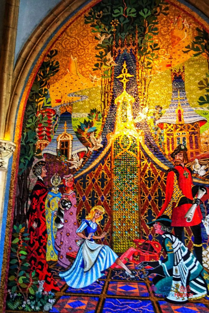 New Fantasyland at Magic Kingdom Cinderella Castle Corridor Artwork 