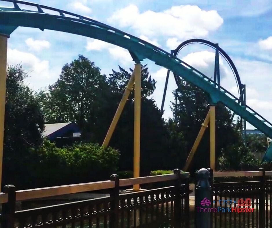 Kraken Roller Coaster inversion.