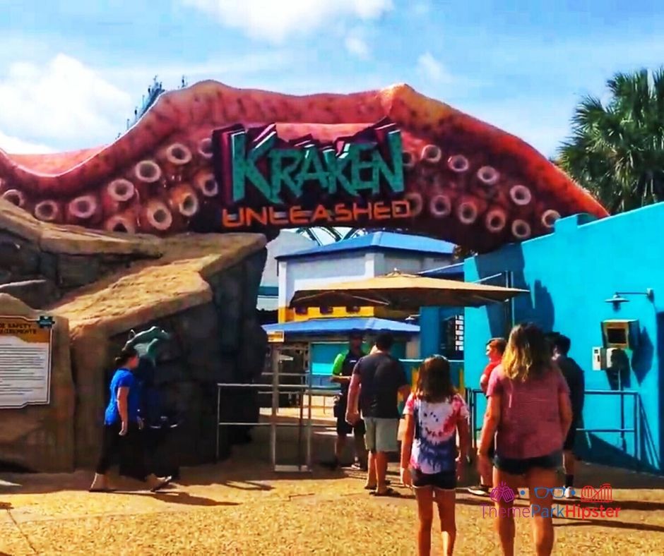 Kraken Roller Coaster Entrance