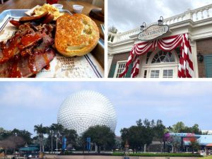 Regal Eagle Smokehouse at Epcot Guide with delicious beef brisket and iconic Epcot ball