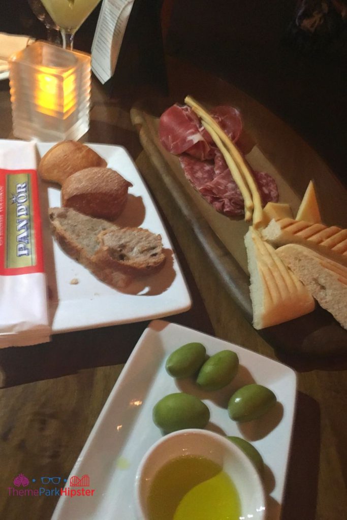 Tutto Gusto Wine Cellar in Italy Pavilion at Epcot Charcuterie Board