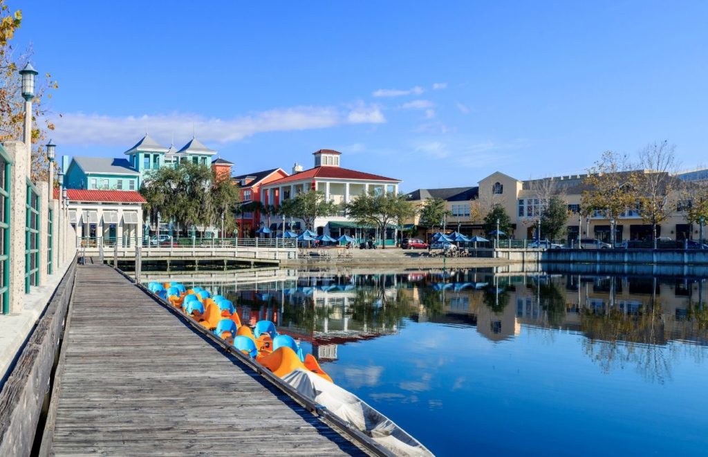 Celebration-Florida-Downtown-Square-near-lake