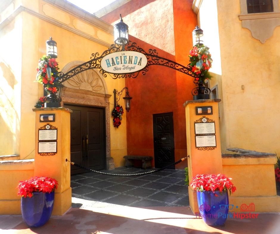 Epcot Mexico Pavilion La Hacienda San Angel Entrance. It's one of the reasons this is the best table service in EPCOT.