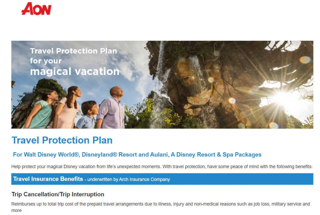 is travel insurance worth it for disney world