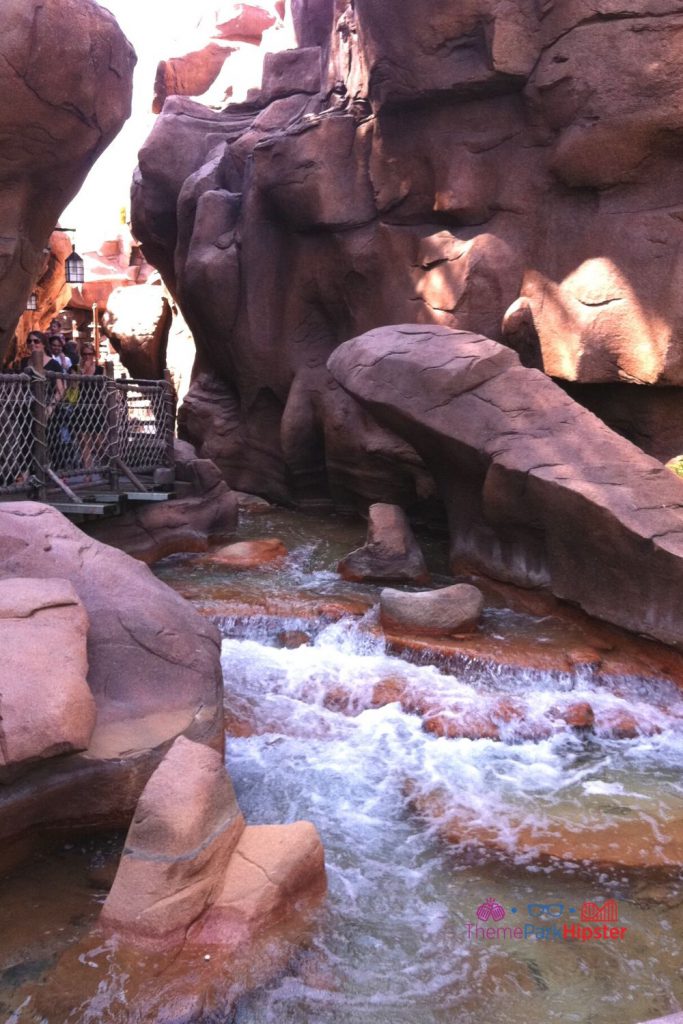 Waterfalls in Epcot Canada Pavilion
