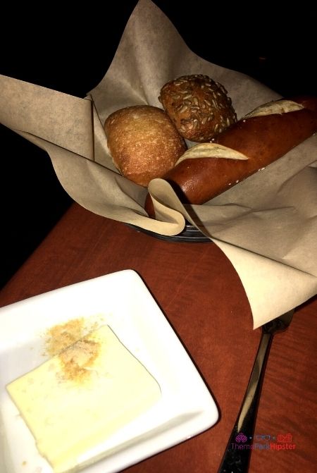 Bread Service with special butter at Le Cellier Epcot