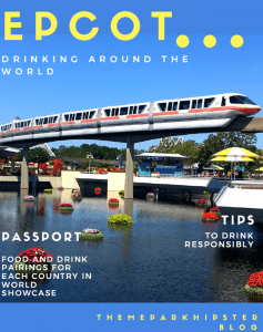 Epcot Drink Around the World Passport 