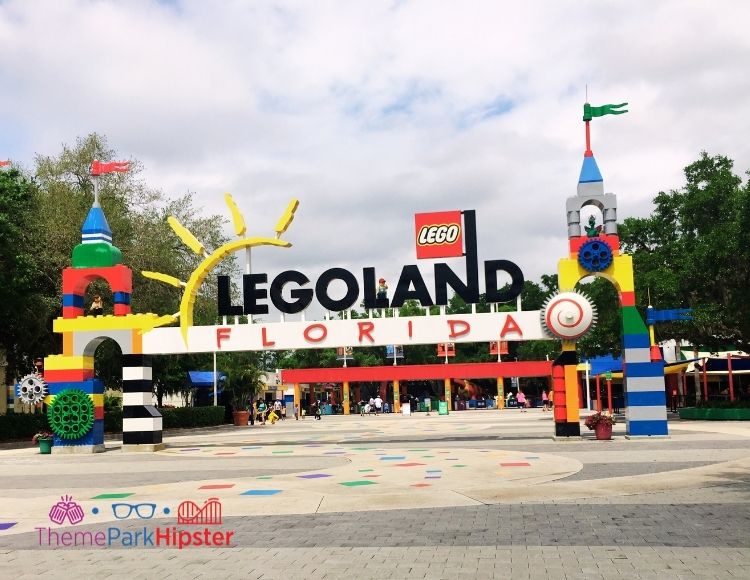 Legoland Florida Park Entrance. Keep reading to get the full guide to LEGOLAND Florida tips!