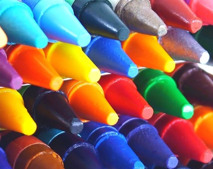 Crayons at the Crayola Experience in Orlando