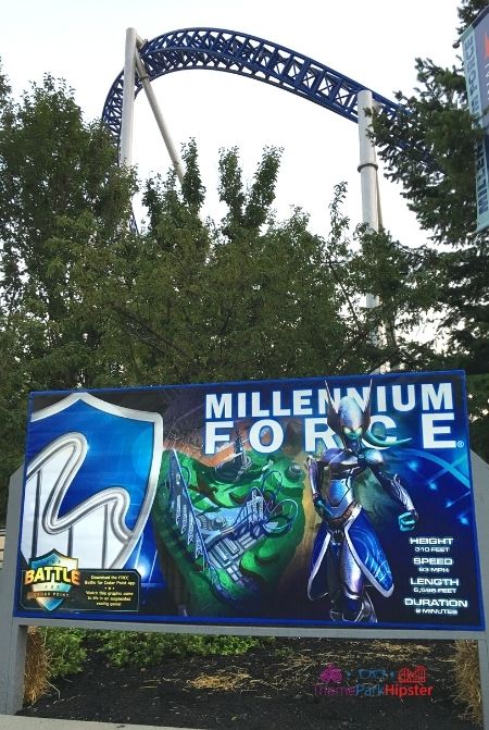 Millennium Force Side Entrance in Sandusky Ohio