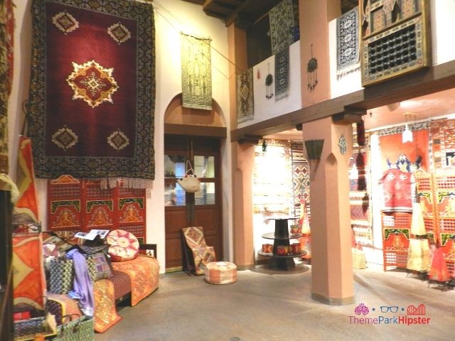 Morocco Pavilion at Epcot The Casablanca Carpets Interior with intricate rugs