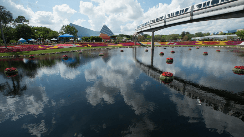 disney monorail at Epcot