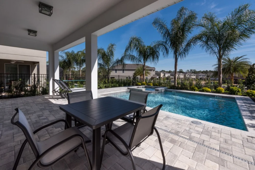 462 Private Pool area of Orlando Vacation Home Rental at Encore Resort. Keep reading to learn about Themed Vacation Rentals Near Disney World.